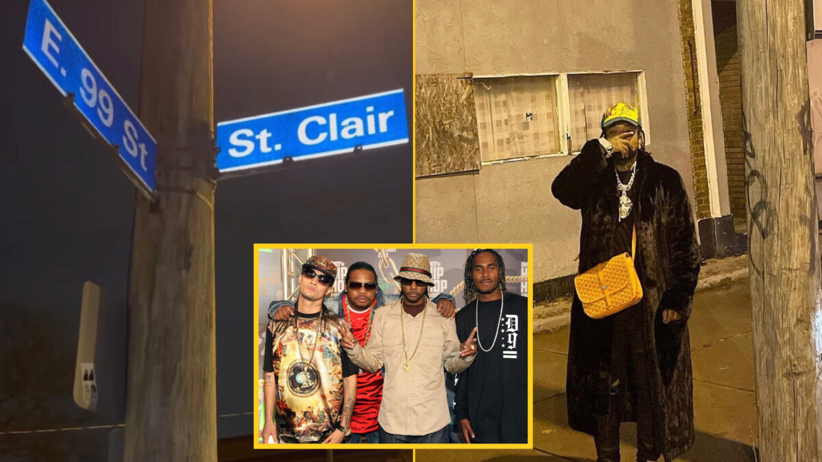 Westside Gunn Visits Bone Thugs Hood In Cleveland