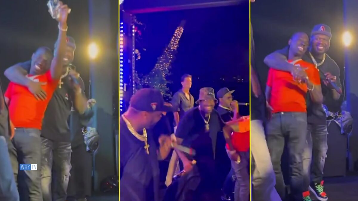 50 Cent, Tony Yayo And Uncle Murda Reunited With Bobby Shmurda On Stage In Miami